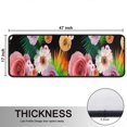 thumbnail image 5 of Kitchen Rugs Sets Of 2,Pioneer Flower Floral Print Pattern Anti Fatigue Kitchen Mat Rugs Non Slip Washable,Decorative Kitchen Floor Mats for Kitchen,Sink,Laundry,17"x47"+17"x47", 5 of 5