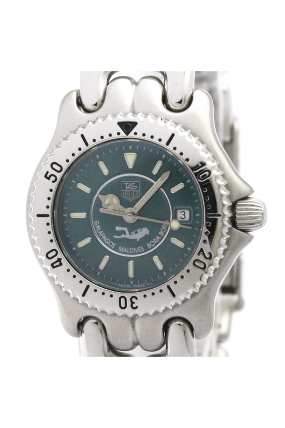 Pre-Owned TAG HEUER Sel Galapagos Maldives Bora Bora LTD Watch WG131K Polished
