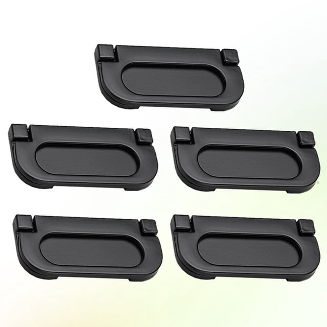 NUOLUX 5Ud Tirador Negro Para Mueble De Aluminio Ligero Y Duradero Para Cajón Y