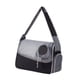 thumbnail image 1 of Bolso bandolera para transportar mascotas, cómodo bolso para mascotas para caminar al aire libre en negro, 1 of 8