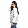 thumbnail image 2 of Chaleco Tweed Roman Fashion /Juvenil, 2435 (Negro) negro M, 2 of 6