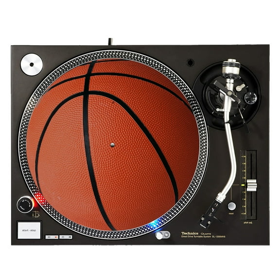 KuzmarK™ 12" DJ Turntable Slipmat - Basketball