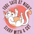 thumbnail image 3 of CafePress - Sleep With A Cat T Shirt - Women's Nightshirt, 3 of 4