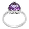 thumbnail image 5 of Natural Amethyst Concave - Brazil 925 Sterling Silver Ring s.7.5 Jewelry DGR1109_A_7.5 R-1020, 5 of 6