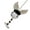 wing, variant on Devil Skull Windchime with Detailed Resins Metal Bells Halloween Home Decors Ornament for Horror Atmospheres