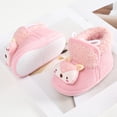 thumbnail image 2 of Infant Baby Boys Girls Cotton Soft Sole Non-Slip Cartoon Animal Decoration Snow Boots, 2 of 8