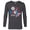Charcoal Heather, variant on Disney Donald Duck Sports Football Soccer Fun & Games 2024- Long Sleeve T-Shirt for Men - Customized-Navy