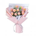 thumbnail image 3 of Ramo de flores de ganchillo, flores tejidas a mano, ramo de ganchillo decorativo, regalo Rosa, 3 of 9