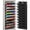 Black, variant on Over the Door Shoe Organizer, 10-Tier Hanging Shoe Rack with Clear Pockets, Holds 20-30 Pairs, Closet Shoe Storage for Sneakers, Boots, Heels, Dark Grey