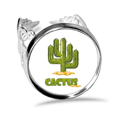 thumbnail image 1 of Anillo de Compromiso Ajustable Cactus Suculentas Unbranded, 1 of 3