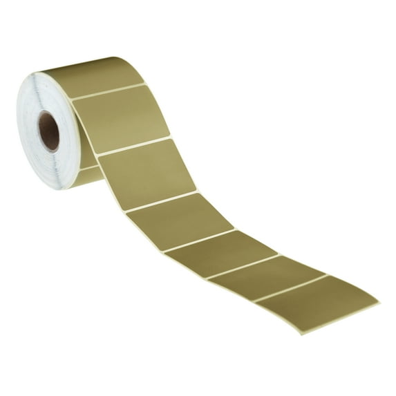 800PCS Officeship 1.5" x 2.25" Colored Direct Thermal Labels-Gold-1.5 x 2.25 inch/800 pcs