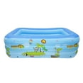 thumbnail image 1 of 3-Layers Inflatable Large Outdoor Swimming Pool Printing Paddling Kids Pool for Backyard Garden Summer Water Party, 1 of 10