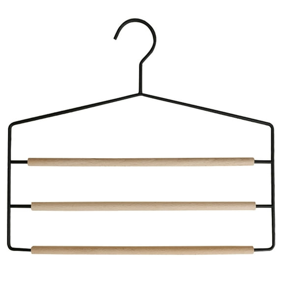 Topbathy Multi-Function Pants Hanger Rack with Smooth Edges for Wrinkle Free Storage