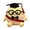 Red1, variant on Cute Graduation Egg With Doctoral Cap & Glasses Soft Stuffed Animal Graduation For Students Graduation Season & For College High School Grads,Christmas Gift,Birthday Present,Surprise Toy