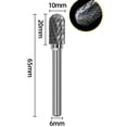 thumbnail image 2 of TUNGSTEN CARBIDE CYLINDRICAL ROUND END CUTTER, silver, 6.5*1cm, 2 of 2