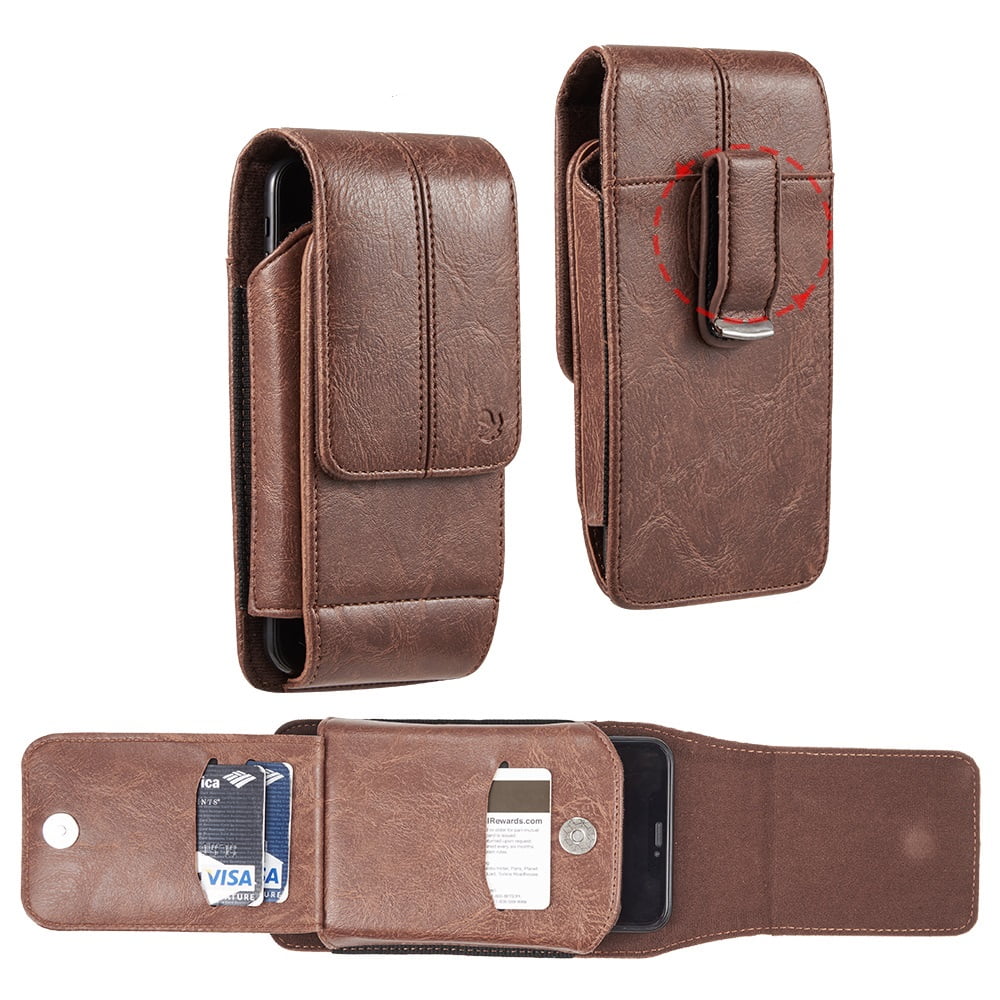 Leather phone holster hot sale