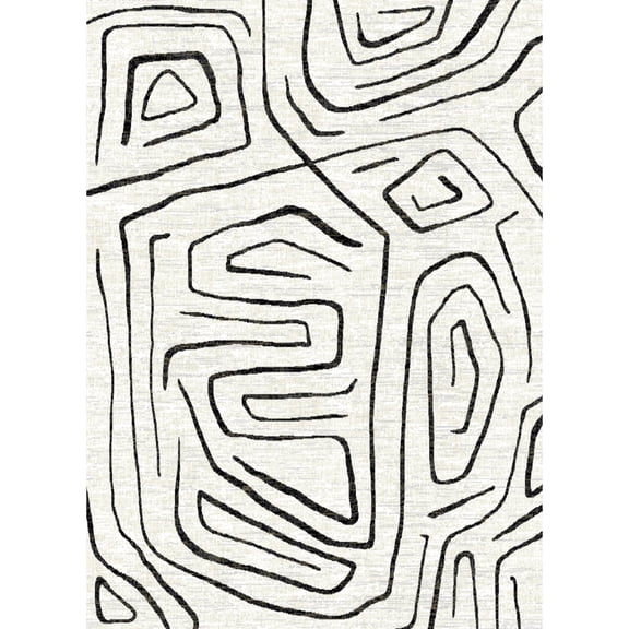 Lux Abstract Modern Area Rug