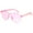 Multicolor-A, variant on Rimless Sunglasses Colored Glasses Round Frameless Sunglasses Transparent Tinted Glasses Candy Color Sunglasses for Women Girl Multicolor