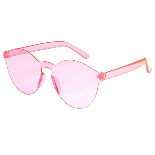 Lunettes Unisexes Mode Couleurs Bonbon Rondes Lunettes de Soleil d'Extérieur Design Léger Lunettes de Soleil Femmes