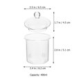 thumbnail image 2 of 1 Set of Lidded Tea Strainer Replacement Tea Infuser Glass Tea Pot Accessories, 2 of 9
