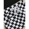 thumbnail image 7 of Bagilaanoe 2pcs Toddler Baby Boy Shorts Set Sleeveless Letter Embroidery Tank Tops + Checkerboard Shorts 6M 12M 18M 24M 3T Kids Casual Summer Clothes, 7 of 7
