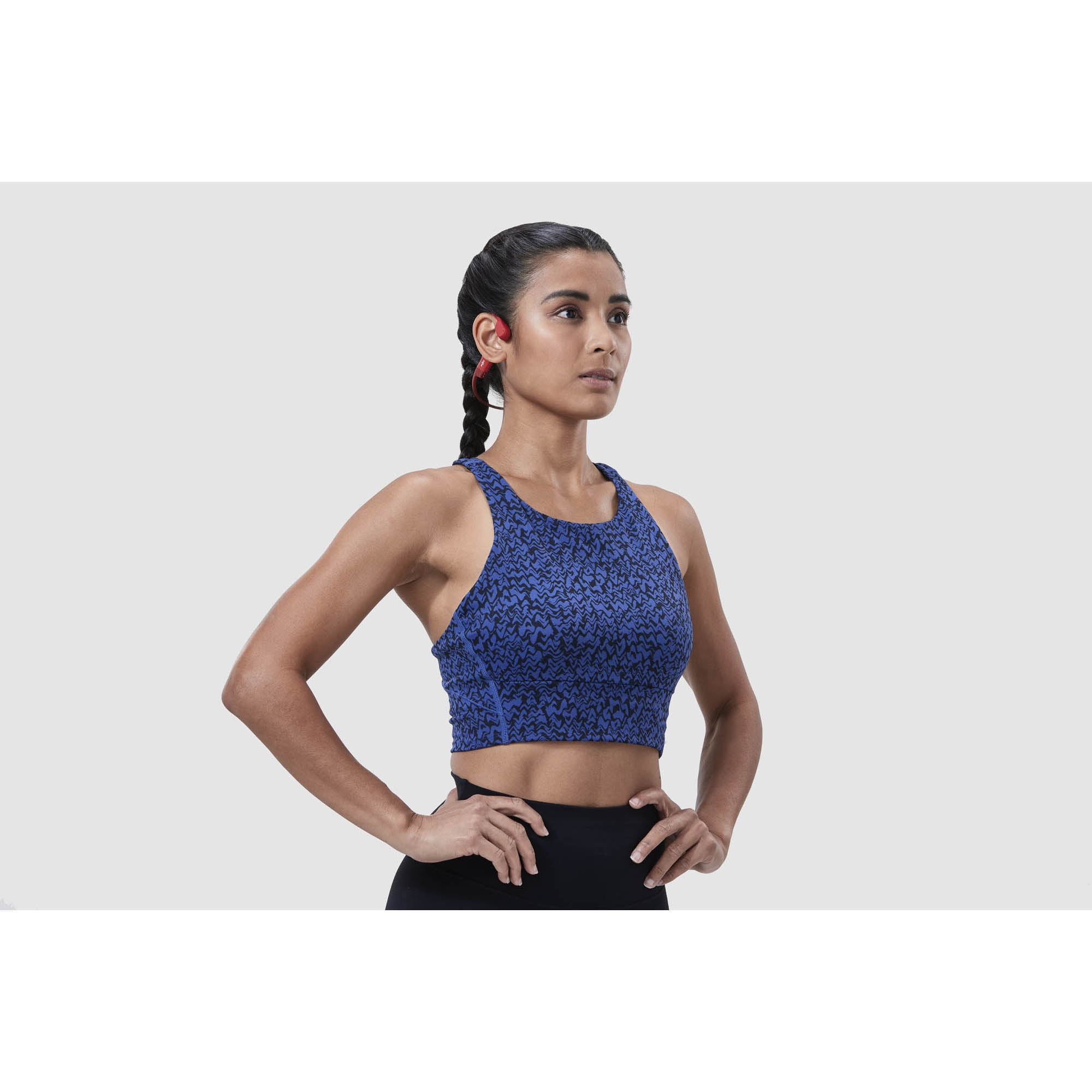 Shokz - OpenRun, Bone Conduction Sports Headphones, Red