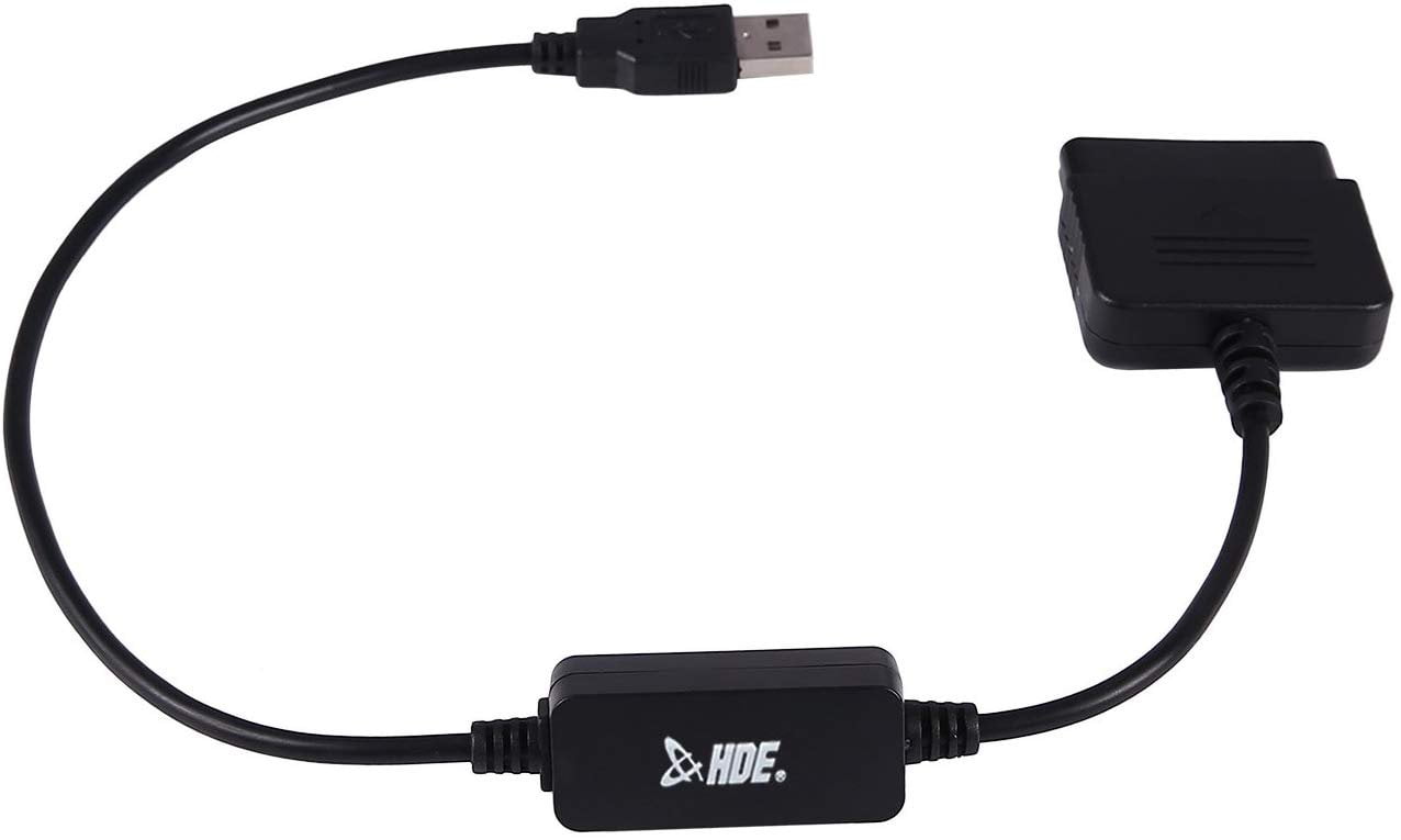 HDE 2 Controller Adapter Playstation 2 to USB for Sony Playstation 3