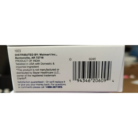 Equate Children's Dye-Free Non-Drowsy Loratadine Grape Flavor Chewable Tablets, 5 mg, 30 Count