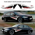 thumbnail image 1 of Pair Great White Shark Reflective Decals Sticker Graphics Car Sticker Decals Accessories, 1 of 6