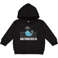 thumbnail image 2 of Inktastic San Francisco California Whale Watching Toddler Hoodie, 2 of 4