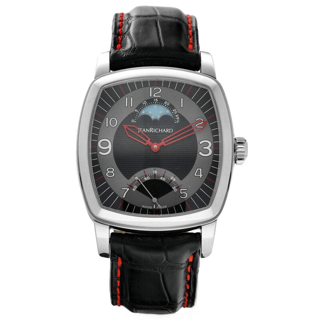 Jean Richard 46016 TV Screen XL Moonphase Steel Egypt Ubuy