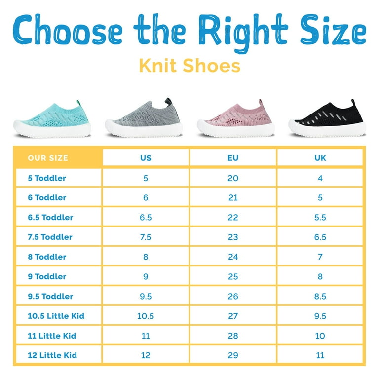 Walmart baby shoe size chart sale