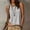 Gray, variant on ClodeEU Women's Round Neck Cross Back Cutout Sleeveless Asymmetrical Tank Top,Casual Blouse with High Low Hem Pink,Women's Plus L