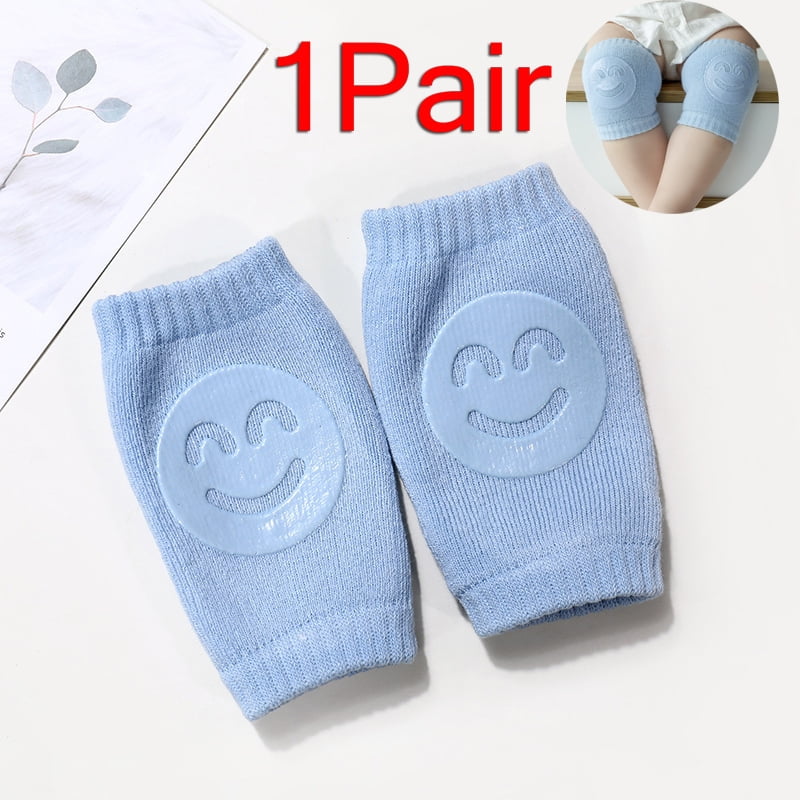 4 Pairs 0-24 Months Baby Knee Pads for Crawling Knee Protector Adjustable Breathable Safety Protector Clothing Accessories Leg Warmer Protective Gear for for Babies Toddlers Infants Boys Girls 