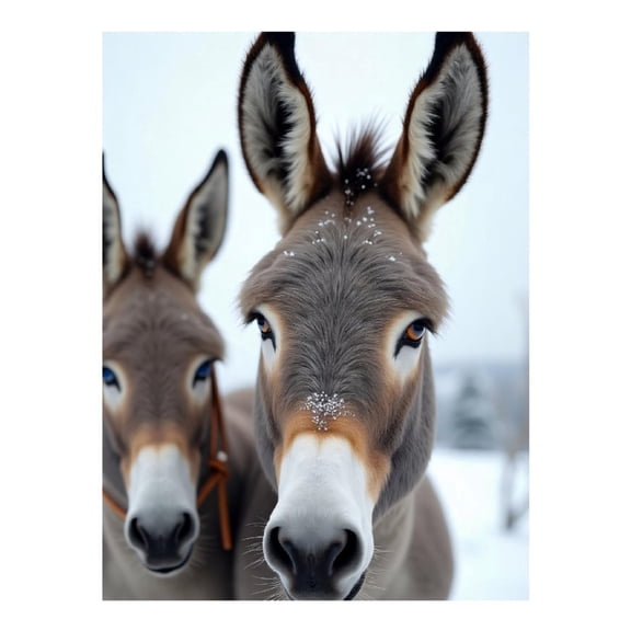 Diamond Art Kit for Adults, Realistic Modern Donkey Print No.29 Diamond Painting for Adults Beginners, 5D DIY Diamond Art Painting Kits, Colorful Diamond Painting Craft for Home Decor 12x16