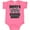 Hot Pink, variant on Inktastic Daddys Racing Buddy Car Flags Boys or Girls Baby Bodysuit