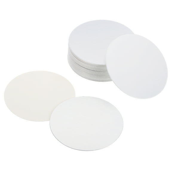 Uxcell 70mm Resistant Tamper Aluminum Foil Cap Liner Induction Heat Sealing for PE Bottle 75 Pack