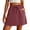 Pink, variant on Soft Sweat Skirts for Women A Line Elastic Summer Drawstring Short Golf Casual Skirt with Pockets Women's Solid Color Workout Mini Skirt