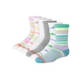 thumbnail image 5 of Hanes Originals Girls' Crew Socks, 6-Pack, Sizes S-L, 5 of 6