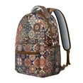 thumbnail image 2 of "Boho Chic Campus Essential - 17” Laptop Backpack, Tribal Pattern, Roomy & Lightweight, Perfect for Students & Professionals", 2 of 6