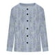 thumbnail image 5 of Puntoco Chaqueta Tipo Cárdigan Informal Con Botones Y Estampado Navideño Para Mujer, 5 of 5