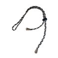 thumbnail image 1 of jinwen Diving Rope Snorkeling Long Hair Wrapper Hair Band Handmade Scuba Wrapper Black, 1 of 9