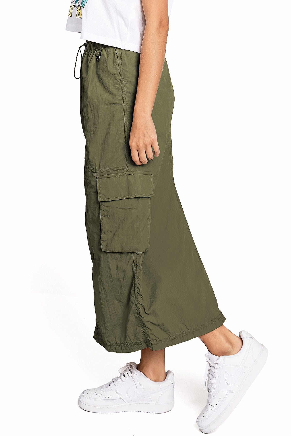 【WOOHWA】PARACHUTE SKIRT PANTS WOOHWA】PARACHUTE SKIRT PANTS Love Tree Women's Juniors