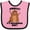 Pink and Black, variant on Inktastic Finally It's Groundhog Day Boys or Girls Baby Bib