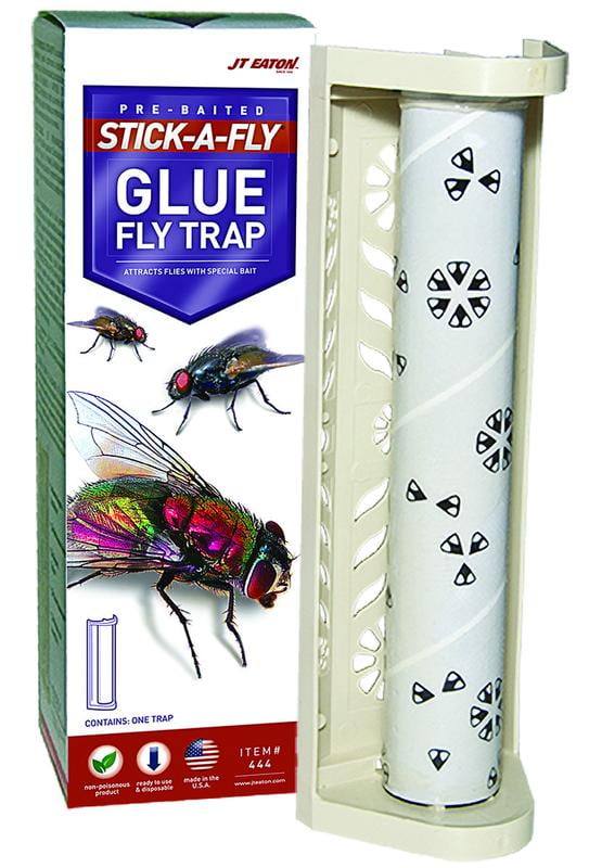 Clear 1-Count Trap 6-Pack Houseflies and Flying Insects Stick 