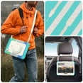 thumbnail image 7 of for iPad Pro 11 inch Case (M4 2024/M5 2025), 360 Rotating Shockproof Cover with Stand, Handle, Shoulder Strap, Rainbow Blue, 7 of 7