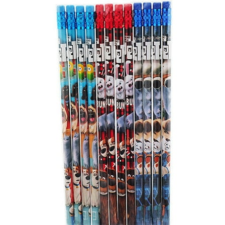The Secret Life of Pets 12 Wood Pencils Pack