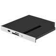 thumbnail image 3 of Black (with white replace panel), 12.7mm tray loading type slim ODD bay, 1 * USB3.0 C type, Cardreader, Support SDXC / Micro SDXC, 1 * M.2 SATA type SSD slot, 3 of 6