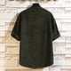 thumbnail image 3 of pstuiky camisetas de hombre, Camiseta informal de manga corta con botones de color liso para hombre camisas casuales para hombre m, 3 of 4