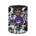thumbnail image 3 of Drones Asesinos -theme Cylinder Pen Holder Pencil Organizer with Flannel Lining PVC Leather Material Cardboard Base for study work 10*8CM, 3 of 6